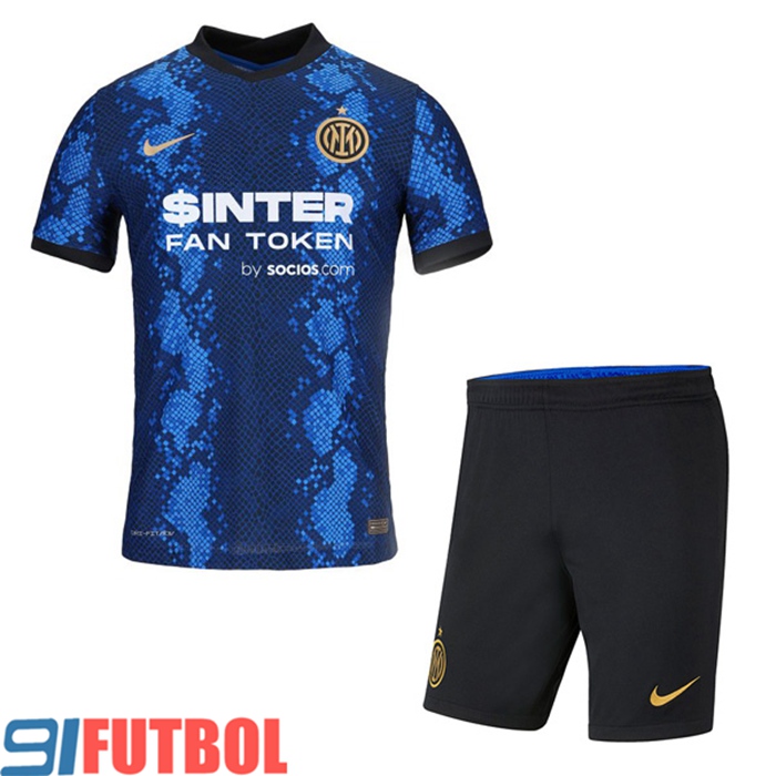 Traje Camiseta Futbol Inter Milan Titular + Cortos 2021/2022
