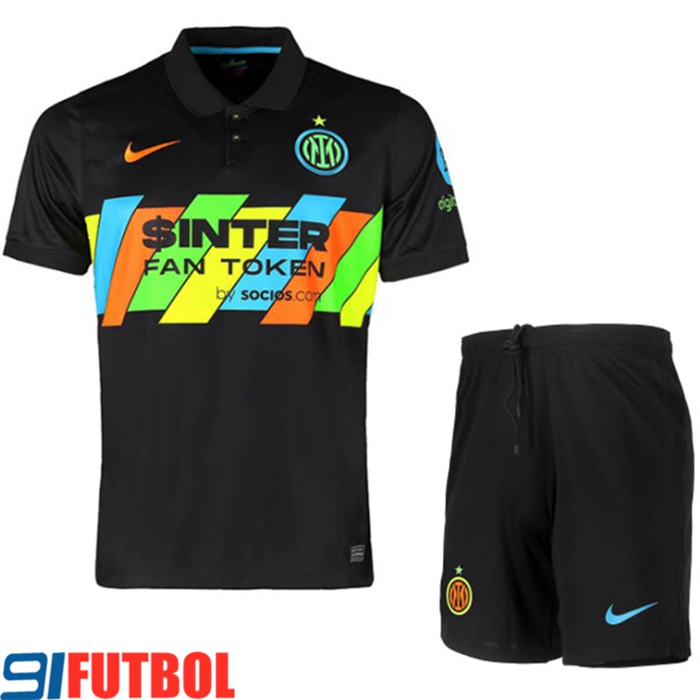 Traje Camiseta Futbol Inter Milan Tercero + Cortos 2021/2022