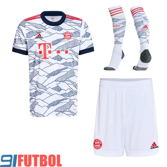 Traje Camiseta Futbol Bayern Munich Tercero (Cortos + Calcetines) 2021/2022
