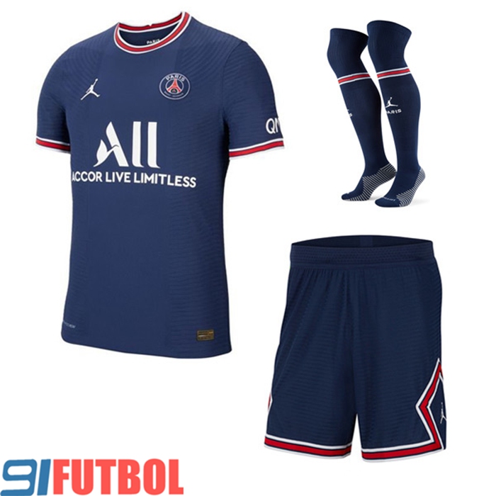 Traje Camiseta Futbol Jordan PSG Titular (Cortos + Calcetines) 2021/2022