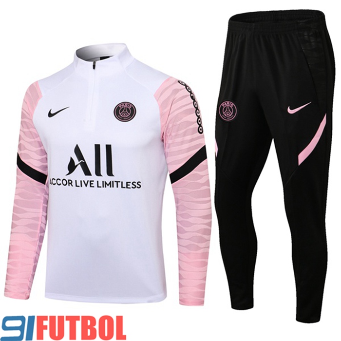 Oferta Equipos De Futbol Jordan PSG Rosa/Blanca 2021/2022