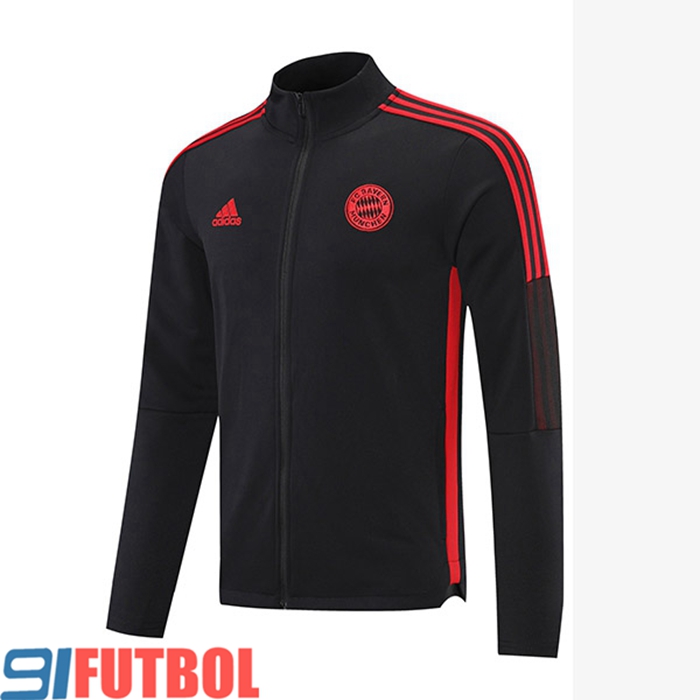 Chaquetas Futbol Bayern Munich Rojo/Negro 2021/2022