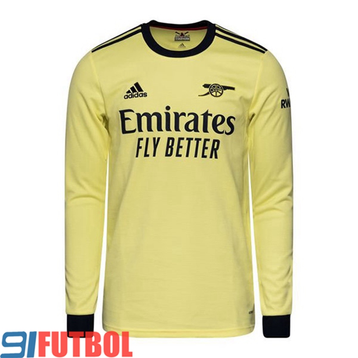 Camiseta Futbol Arsenal Alternativo Manga Larga 2021/2022