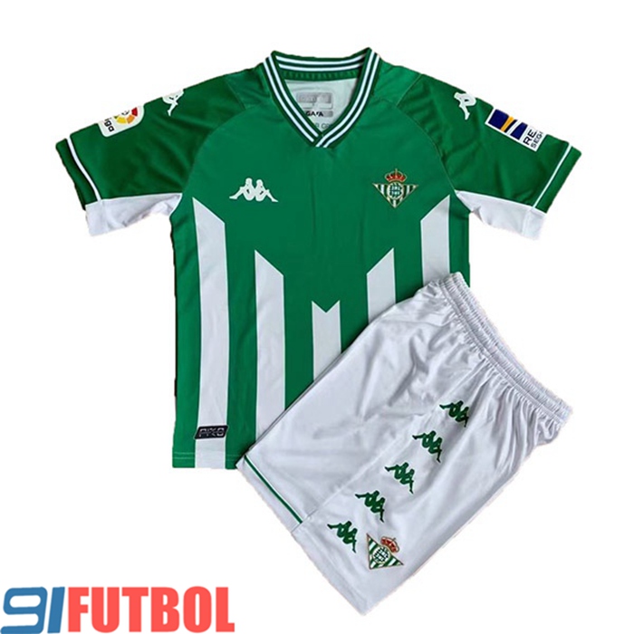 Camiseta Futbol Real Betis Ninos Titular 2021/2022