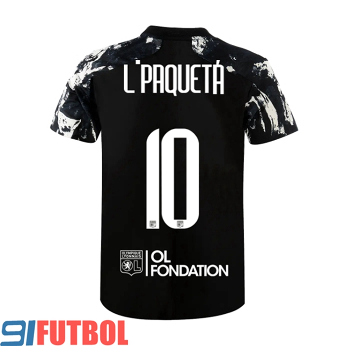 Camiseta Futbol Lyon (L.PAQUEYA 10) Tercero 2021/2022