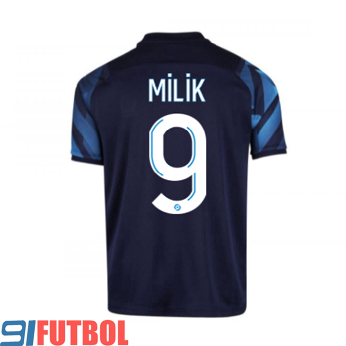 Camiseta Futbol Marsella OM (MILIK 9) Alternativo 2021/2022