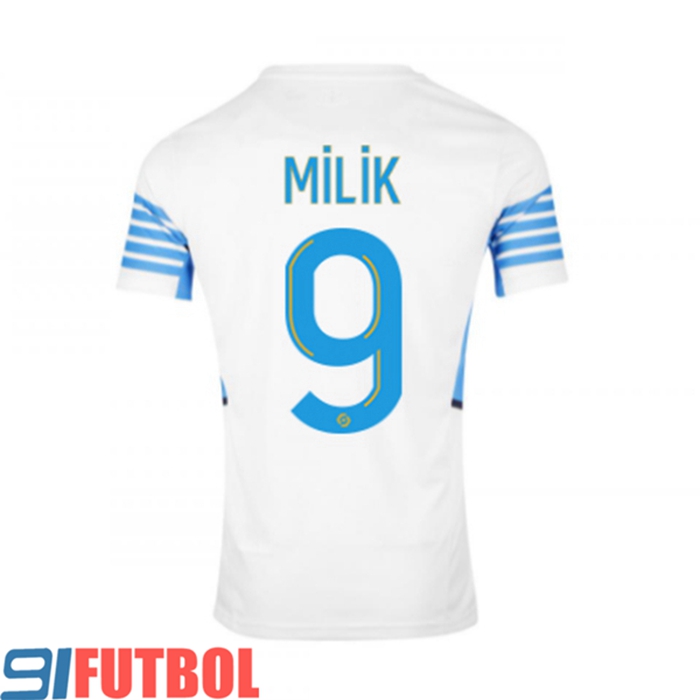 Camiseta Futbol Marsella OM (MILIK 9) Titular 2021/2022