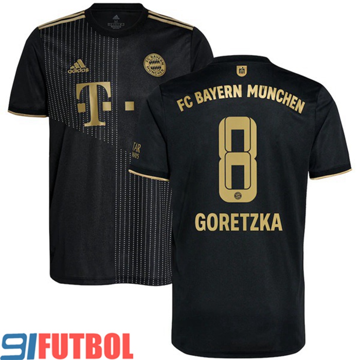 Camiseta Futbol Bayern Munich (Goretzka 8) Alternativo 2021/2022