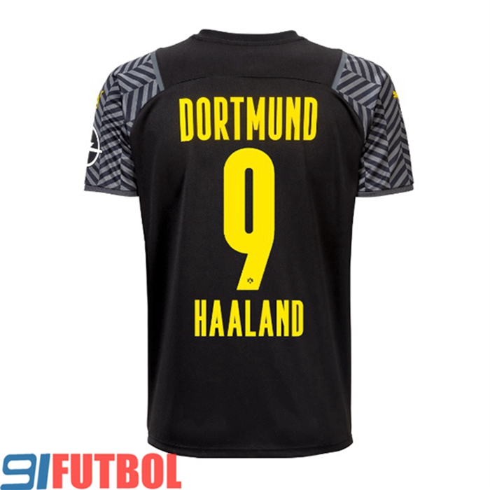 Camiseta Futbol Dortmund BVB (Haaland 9) Alternativo 2021/2022