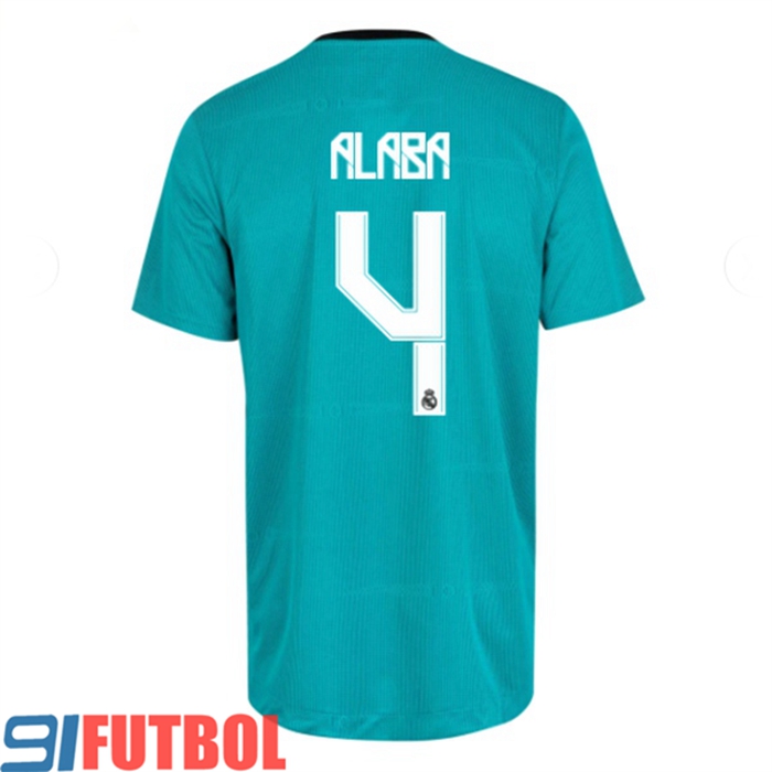 Camiseta Futbol Real Madrid (Alaba 4) Tercero 2021/2022