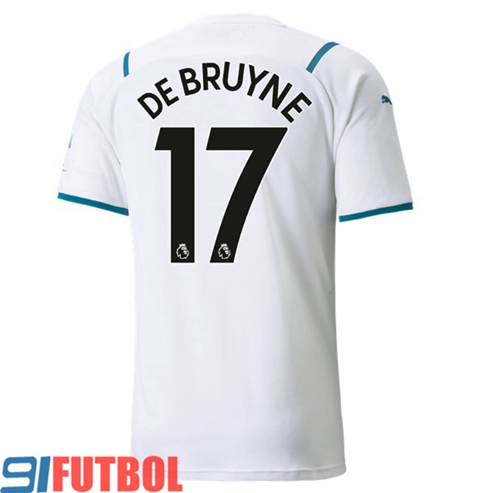 Camiseta Futbol Manchester City (DEBRUYNE 17) Alternativo 2021/2022