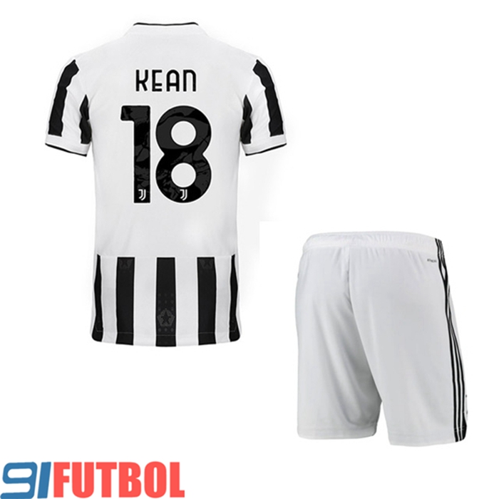 Camiseta Futbol Juventus (KEAN 18) Ninos Titular 2021/2022