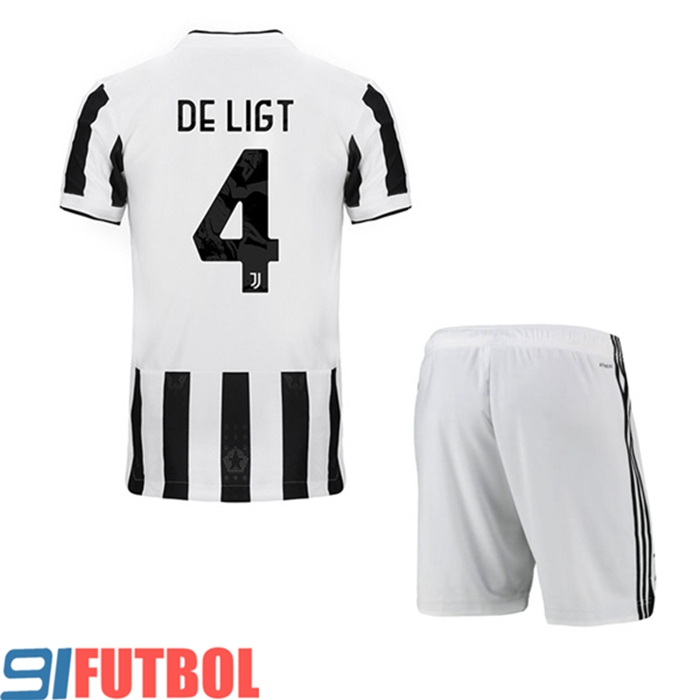 Camiseta Futbol Juventus (DE LIGT 4) Ninos Titular 2021/2022