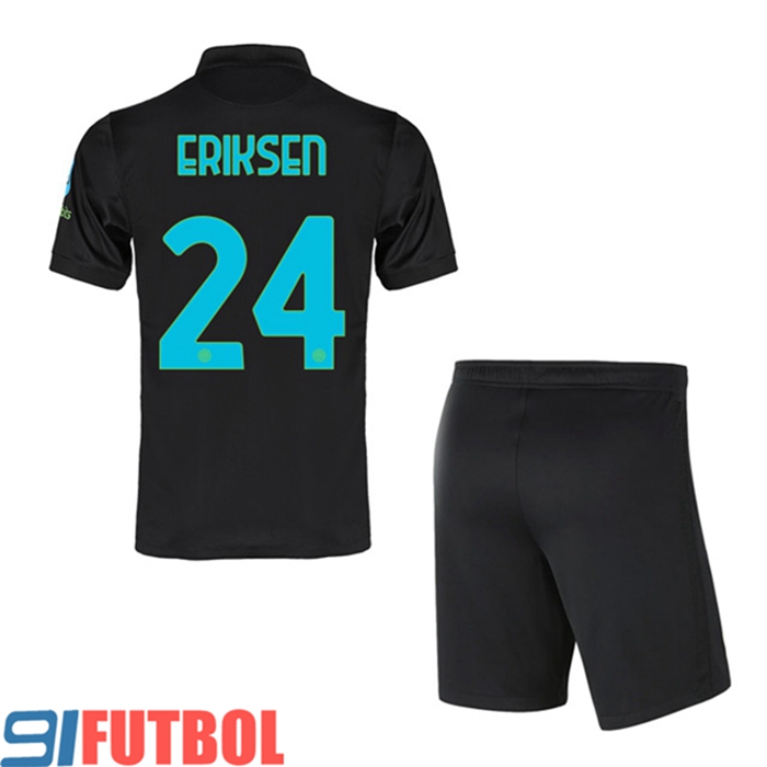 Camiseta Futbol Inter Milan (ERIKSEN 24) Ninos Tercero 2021/2022