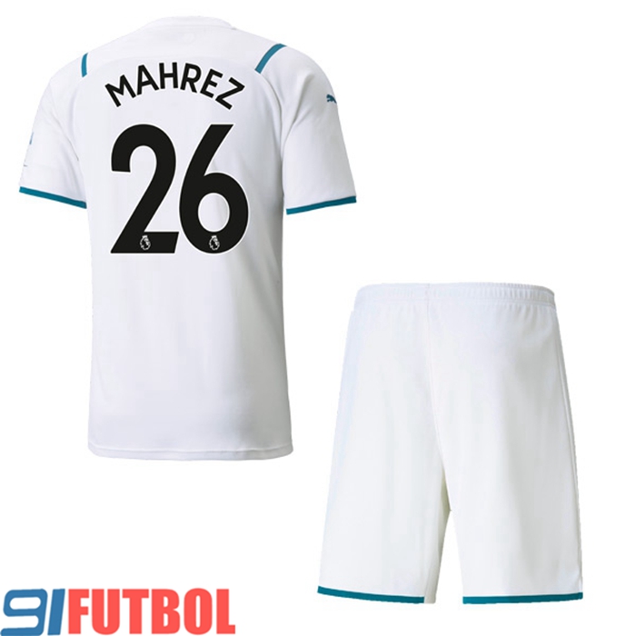 Camiseta Futbol Manchester City (MAHREZ 26) Ninos Alternativo 2021/2022