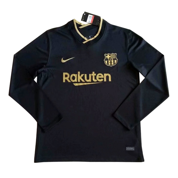 Camisetas De Futbol FC Barcelona Segunda Manga larga 2020/2021