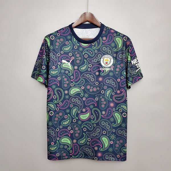 Camiseta Entrenamiento Manchester City Verde 2020/2021