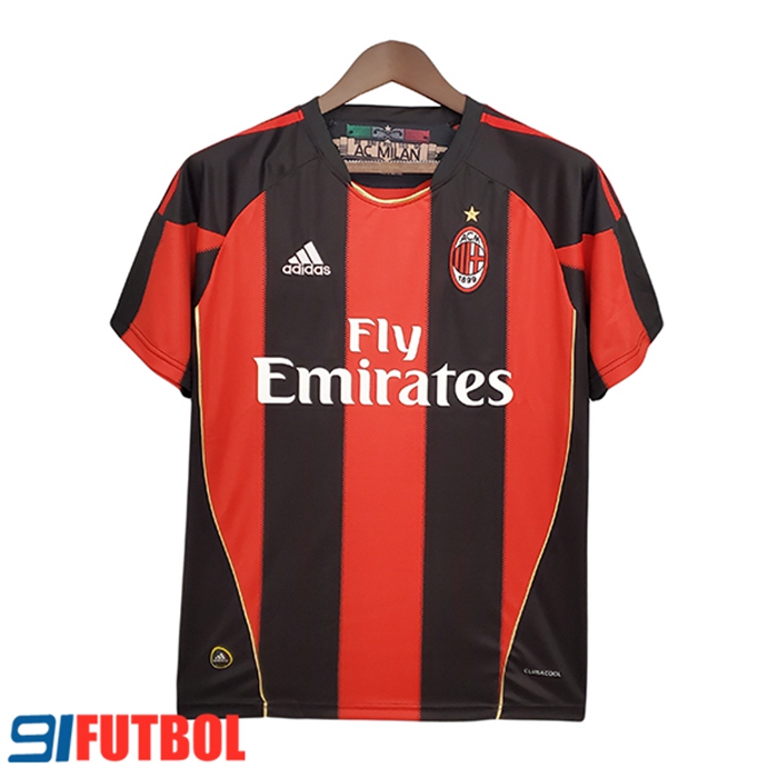 Camiseta Futbol AC Milan Retro Titular 2010/2011