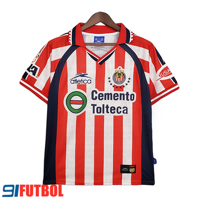 Camiseta Futbol Guadalajara Chivas Retro Titular 1999/2000