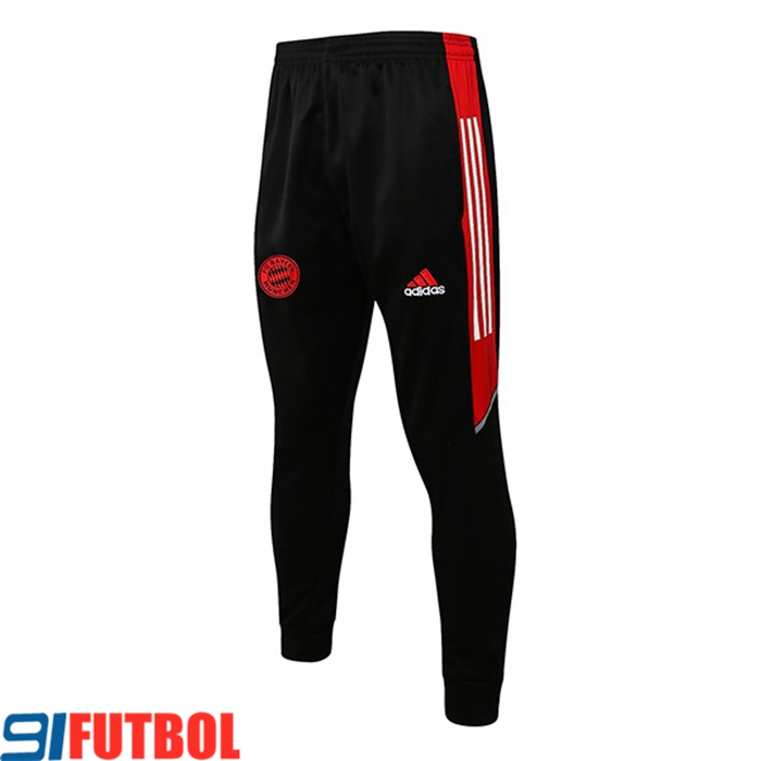 Pantalon Entrenamiento Bayern Munich Negro/Rojo 2021/2022