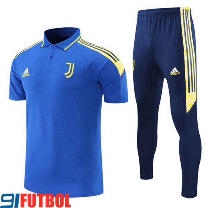 Camiseta Polo Juventus + Pantalones Azul/Amarillo 2021/2022