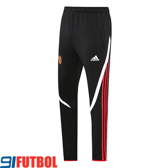 Pantalon Entrenamiento Manchester United Rojo/Negro 2021/2022