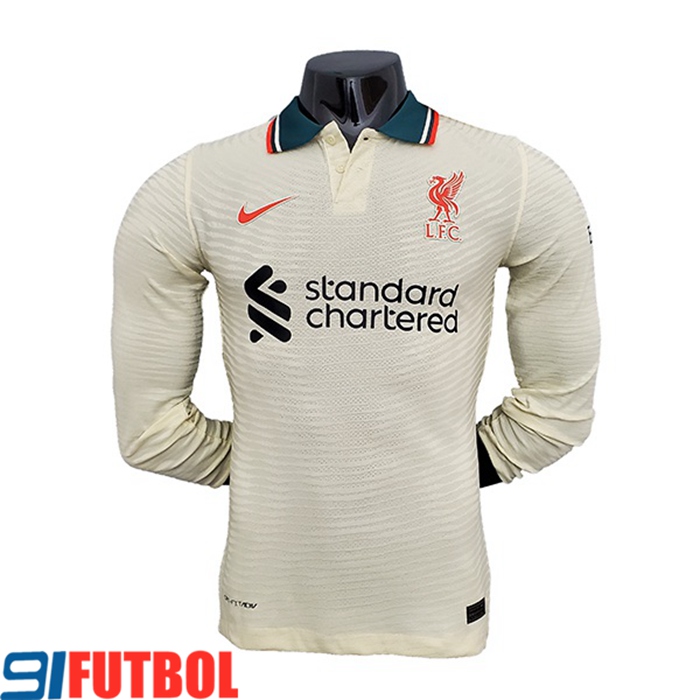 Camiseta Futbol FC Liverpool Alternativo Manga Larga 2021/2022