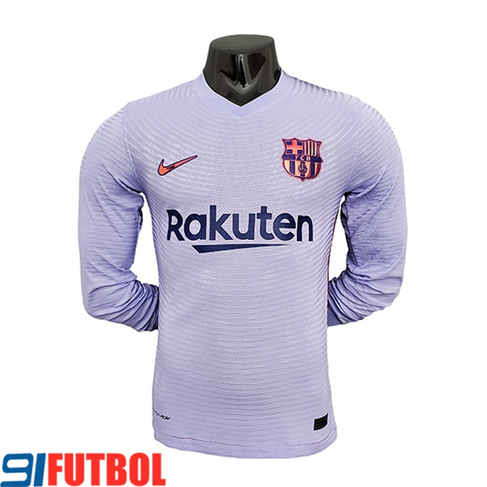 Camiseta Futbol FC Barcelona Alternativo Manga Larga 2021/2022