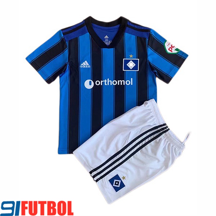 Camiseta Futbol HSV Hamburg Ninos Titular 2021/2022