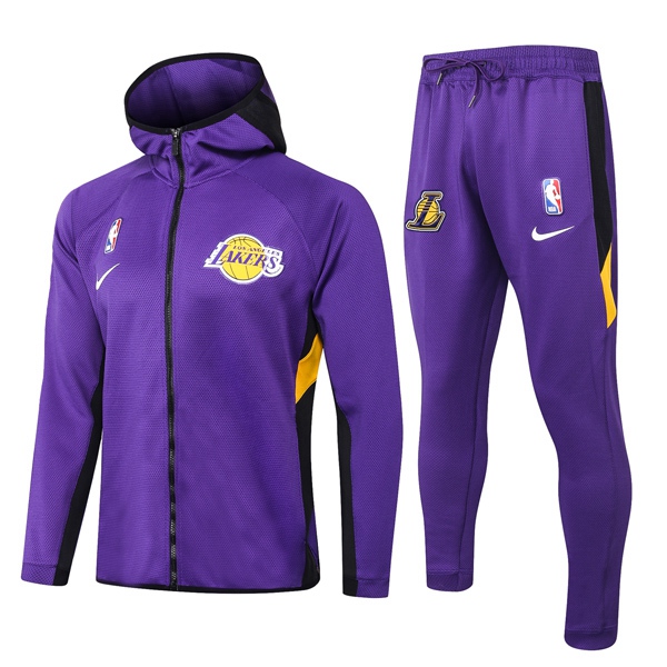 Chandal Con Capucha Los Angeles Lakers Pourpre 2020/2021