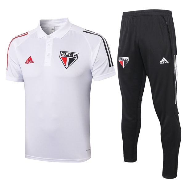 Camiseta Polo Sao Paulo FC + Pantalones Blanca 2020/2021