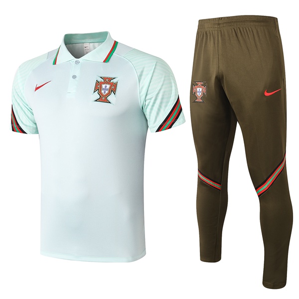 Camiseta Polo Portugal + Pantalones Verde 2020/2021
