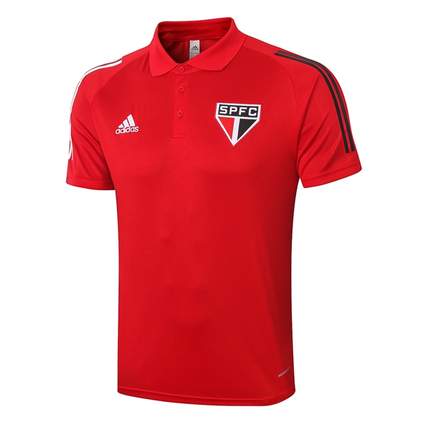 Camiseta Polo Futbol Sao Paulo FC Rojo 2020/2021