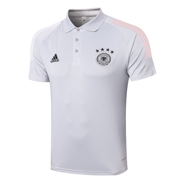 Camiseta Polo Futbol Alemania Gris Claro 2020/2021