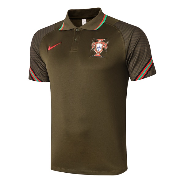 Camiseta Polo Futbol Portugal Marron 2020/2021