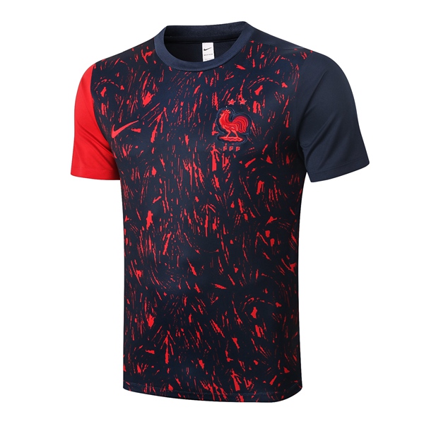 Camiseta Entrenamiento Francia Rojo Negro 2020/2021