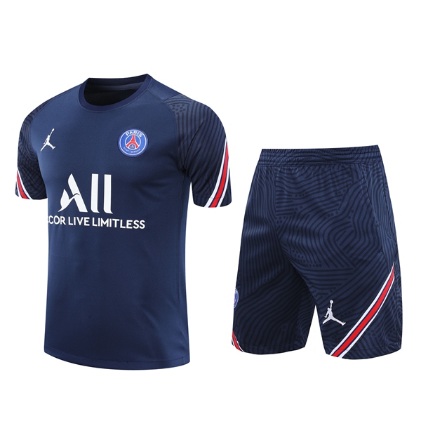 Camiseta Entrenamiento PSG Jordan + Shorts Azul Marin 2020/2021