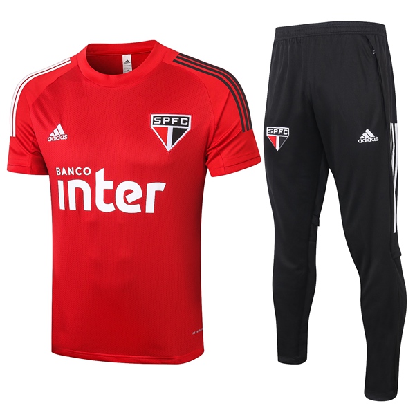 Camiseta Entrenamiento Sao Paulo FC + Pantalones Rojo 2020/2021