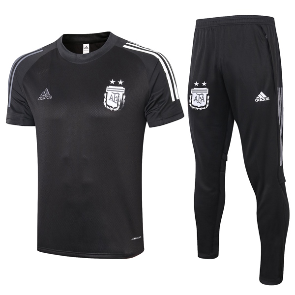 Camiseta Entrenamiento Argentina + Pantalones Negro 2020/2021