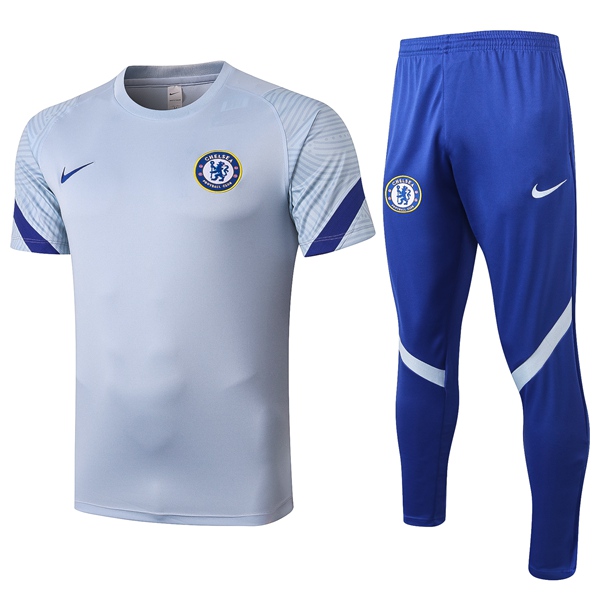 Camiseta Entrenamiento FC Chelsea + Pantalones Gris 2020/2021