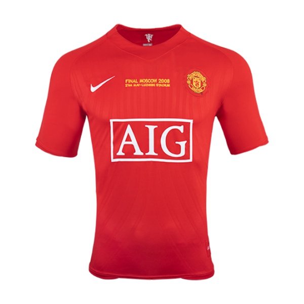 Camisetas De Futbol Manchester United Retro Titular 2007/2008