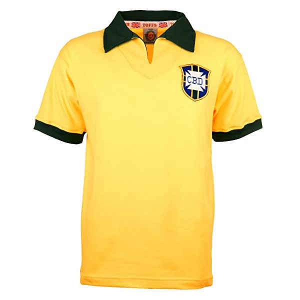 Camisetas De Futbol Brasil Retro Coupe du monde Titular 1958