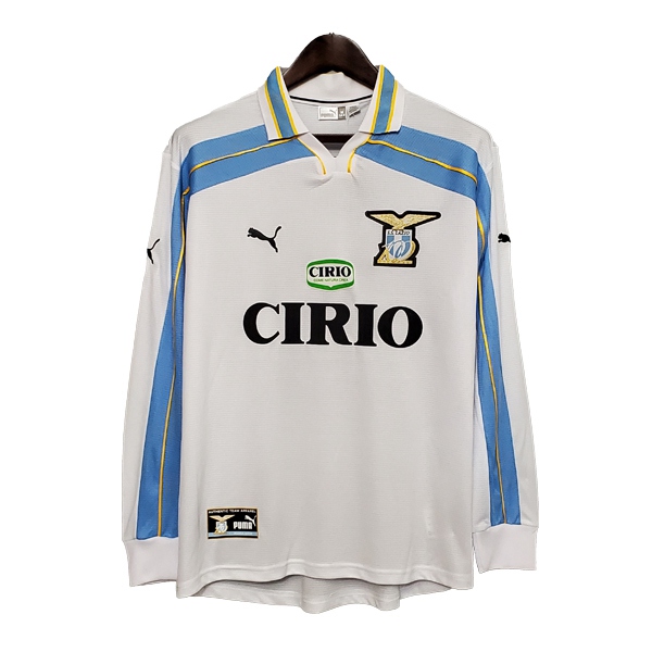 Camisetas De Futbol SS Lazio Retro Manga Larga Titular 2000/2001