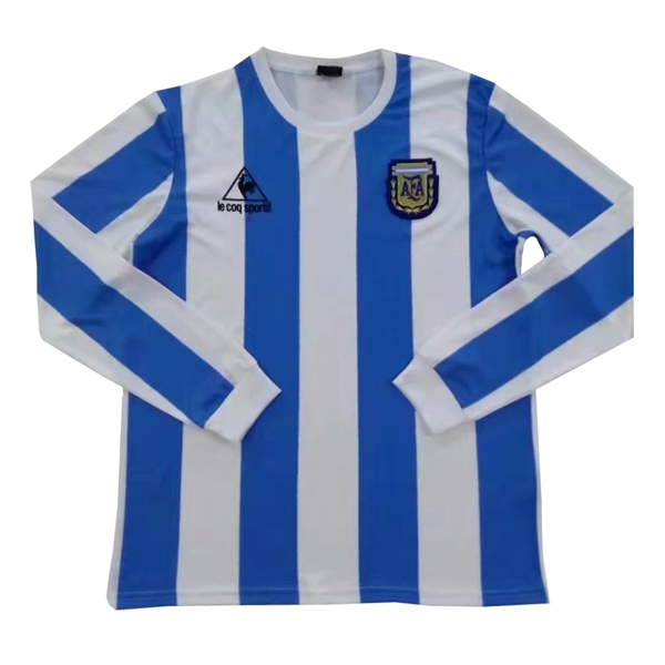 Camisetas De Futbol Argentina Retro Primera Manga larga 1986