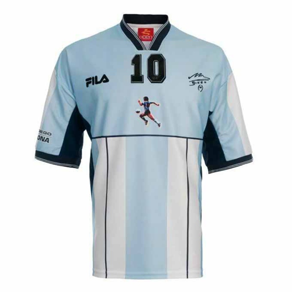 Camisetas De Futbol Argentina Retro 10 Maradona 2001