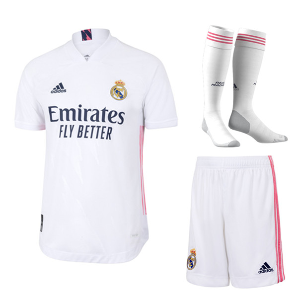 Camiseta Equipos De Real Madrid Titular (Cortos+Calcetines) 2020/21