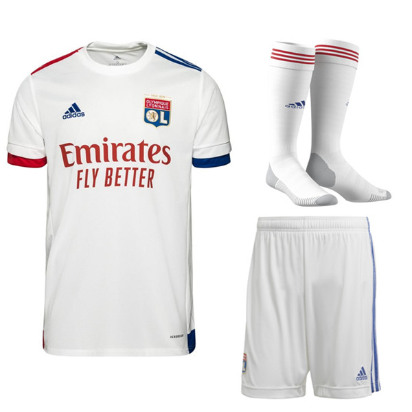 Camiseta Equipos De Futbol Lyon OL Alternativo (Cortos+Calcetines) 2020/2021
