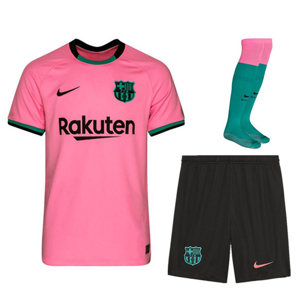 Camiseta De Futbol FC Barcelona Tercero (Cortos+Calcetines) 2020/2021