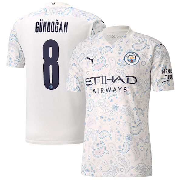 Camisetas De Futbol Manchester City (Gundogan 8) Tercero 2020/2021