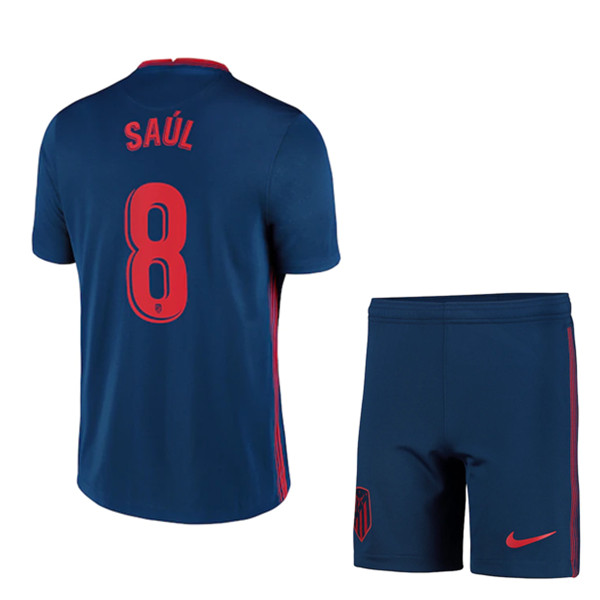 Camiseta Atletico Madrid (Saul 8) Niños Alternativo 2020/2021